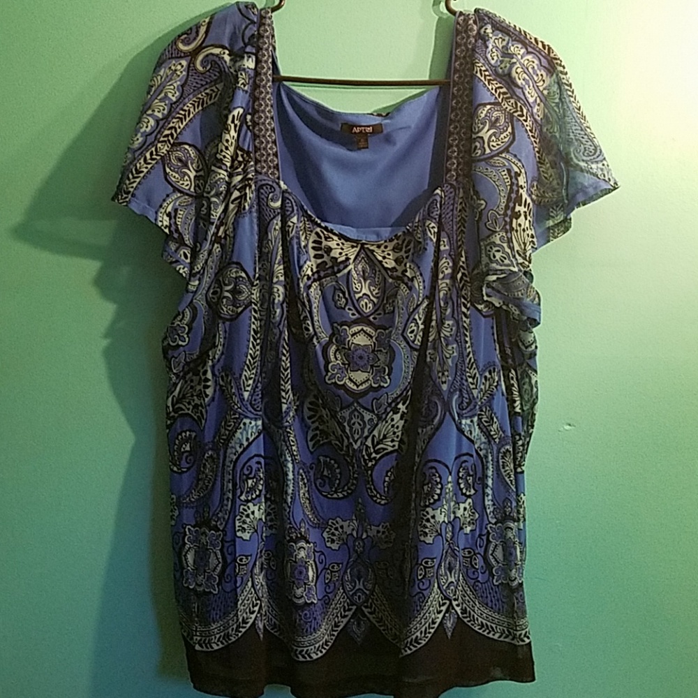 Paisley print blouse